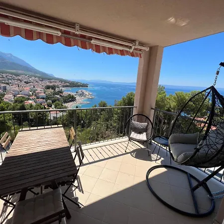 Apartament Sunny Z Oblednym Widokiem Na Morze Baška Voda Extérieur photo