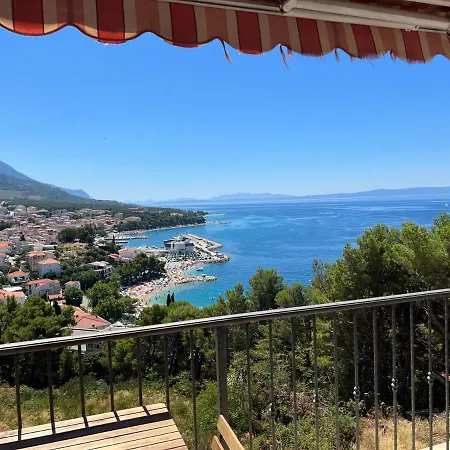Apartament Sunny Z Oblednym Widokiem Na Morze Baška Voda Extérieur photo