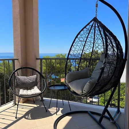Apartament Sunny Z Oblednym Widokiem Na Morze Baška Voda Extérieur photo